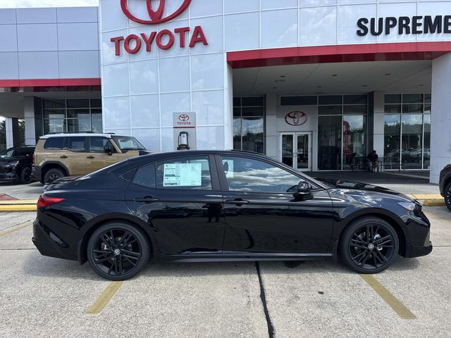Midnight Black Metallic 2026 Toyota Camry Sedan Front-Wheel Drive Continuously Variable Transmission