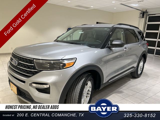 Silver Metallic 2023 Ford Explorer SUV / Crossover All-Wheel Drive Automatic