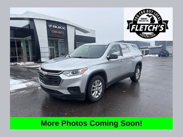 Silver Ice Metallic 2018 Chevrolet Traverse LS AWD SUV / Crossover Four-Wheel Drive 9-Speed Automatic