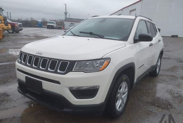 White Clearcoat 2018 Jeep Compass Sport FWD SUV / Crossover Front-Wheel Drive 6-Speed Automatic