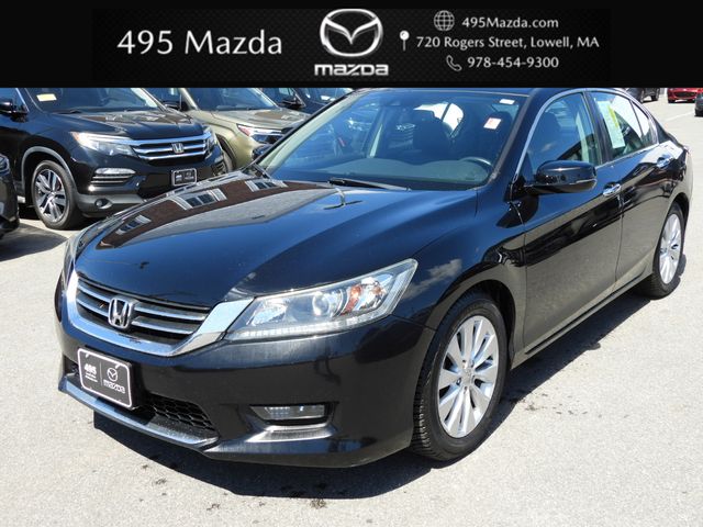 Black 2014 Honda Accord EX-L Sedan Front-Wheel Drive Continuously Variable Transmission