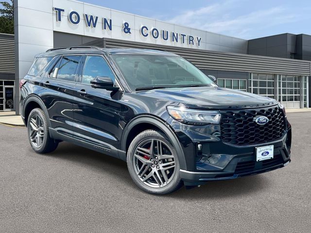 Agate Black Metallic 2026 Ford Explorer SUV / Crossover Rear-Wheel Drive Automatic
