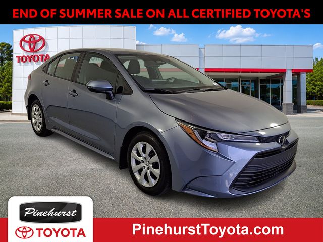 Gray 2025 Toyota Corolla Sedan Front-Wheel Drive Continuously Variable Transmission