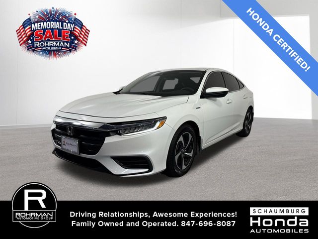 Platinum White Pearl 2022 Honda Insight EX FWD Sedan Front-Wheel Drive Continuously Variable Transmission