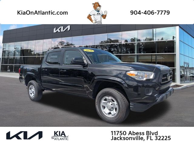 Midnight Black Metallic 2020 Toyota Tacoma Pickup Truck 4X2 6-Speed Automatic