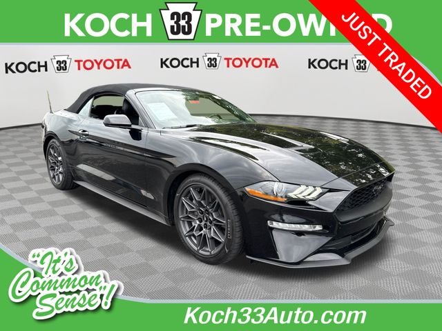 Shadow Black 2021 Ford Mustang Convertible Rear-Wheel Drive Automatic