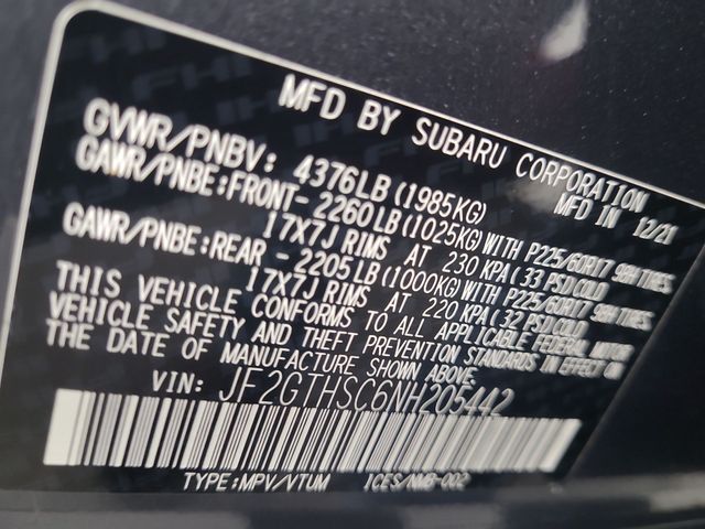 2022 – Subaru – Crosstrek