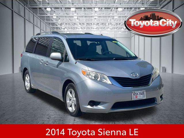 Silver Sky Metallic 2014 Toyota Sienna Minivan Front-Wheel Drive 6-Speed Automatic Overdrive