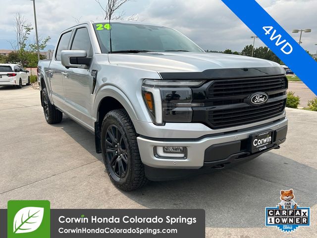 Silver Metallic 2024 Ford F-150 Pickup Truck Four-Wheel Drive Automatic