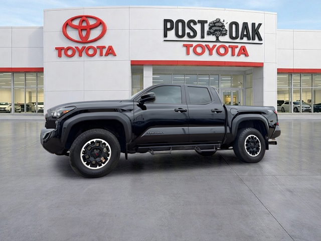 Black 2024 Toyota Tacoma TRD Off-Road Double Cab 4WD Pickup Truck Four-Wheel Drive 8-Speed Automatic