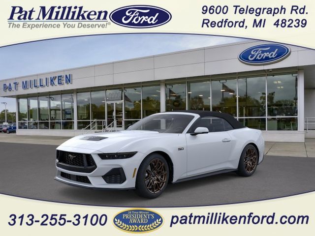 Oxford White 2026 Ford Mustang Convertible Rear-Wheel Drive Automatic