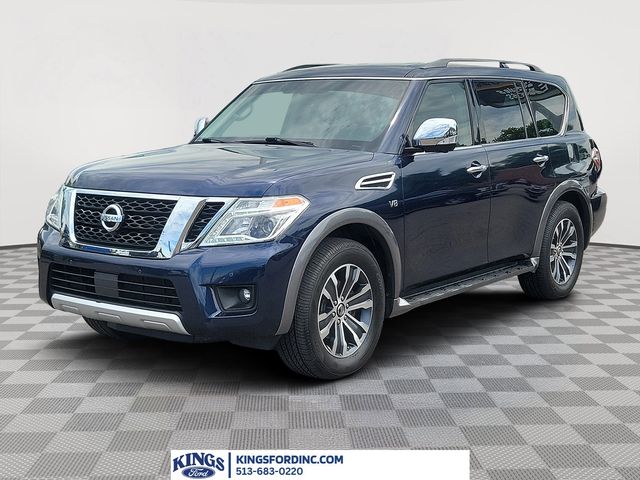 Hermosa Blue 2018 Nissan Armada SUV / Crossover Four-Wheel Drive 7-Speed Automatic