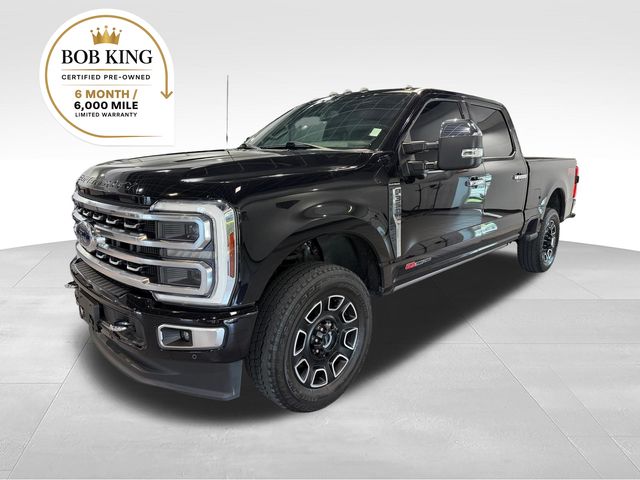 Black Metallic 2024 Ford F-350 Super Duty Pickup Truck Four-Wheel Drive Automatic