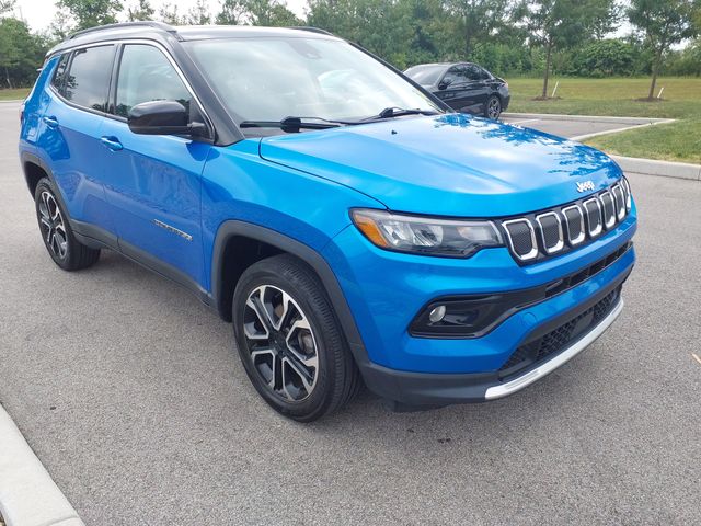Used 2022 Laser Blue Jeep Limited image 3
