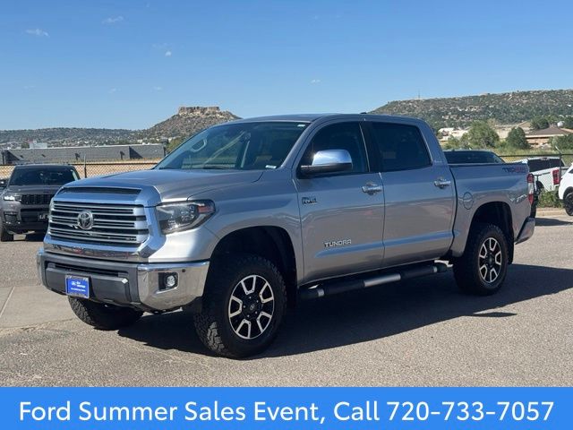 Silver Sky Metallic 2020 Toyota Tundra Pickup Truck Four-Wheel Drive 6-Speed Automatic