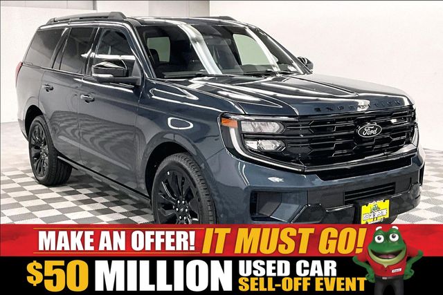 Stone Blue Metallic 2025 Ford Expedition SUV / Crossover Four-Wheel Drive 10-Speed Automatic