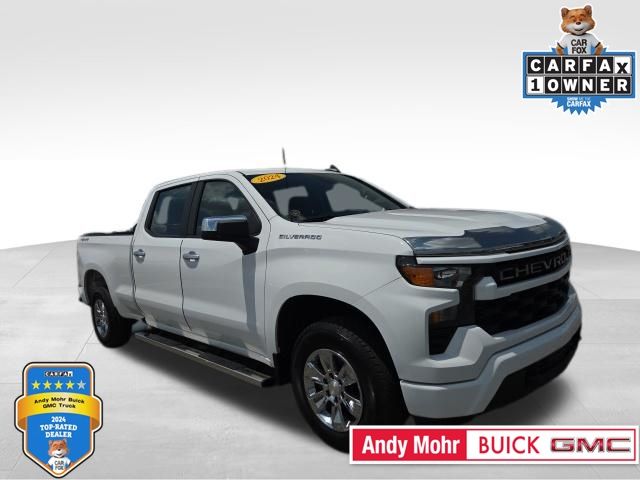 Summit White 2024 Chevrolet Silverado 1500 Pickup Truck Four-Wheel Drive Automatic