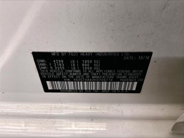2017 Subaru Impreza 2.0i White at Subaru and VW of Moon Township
