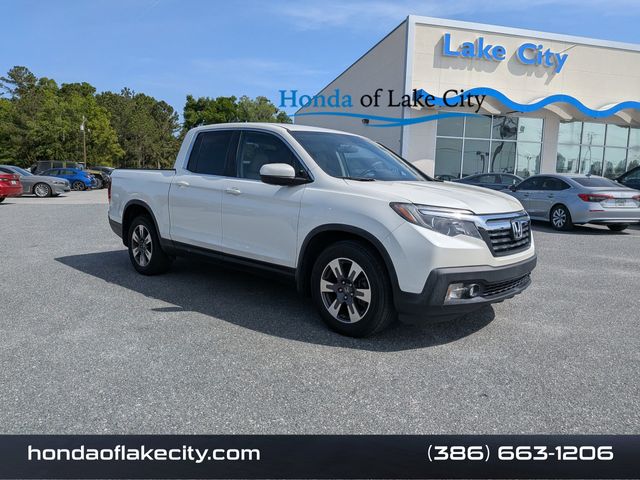 White Diamond Pearl 2018 Honda Ridgeline RTL Pickup Truck Front-Wheel Drive 6-Speed Automatic