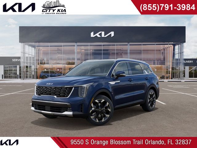 Midnight Lake Blue 2025 Kia Sorento EX FWD SUV / Crossover Front-Wheel Drive 8-Speed Dual Clutch