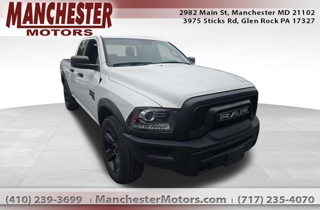 Bright White Clearcoat 2022 RAM 1500 Pickup Truck Four-Wheel Drive 8-Speed Automatic
