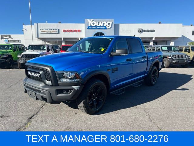 Hydro Blue Pearlcoat 2021 RAM 1500 Pickup Truck Four-Wheel Drive 8-Speed Automatic