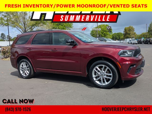 Octane Red Pearlcoat 2024 Dodge Durango GT Plus AWD SUV / Crossover All-Wheel Drive 8-Speed Automatic