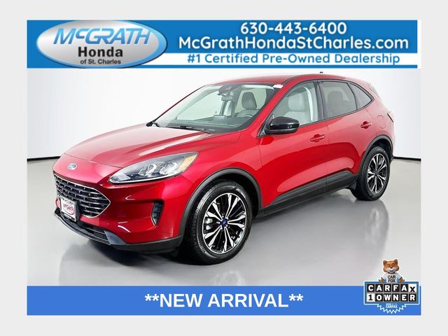 Rapid Red Metallic Tinted Clearcoat 2021 Ford Escape SUV / Crossover All-Wheel Drive 8-Speed Automatic