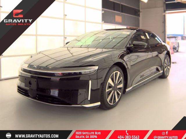 Black 2024 Lucid Air Sedan All-Wheel Drive 1-Speed Automatic
