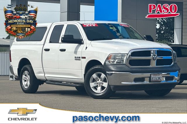 Bright White Clearcoat 2018 RAM 1500 Tradesman Quad Cab 4WD Pickup Truck Four-Wheel Drive 8-Speed Automatic