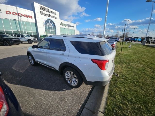 2020 Ford Explorer Limited - White exterior view 2