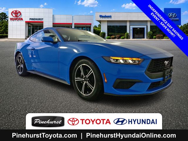 Blue 2024 Ford Mustang Coupe Rear-Wheel Drive Automatic