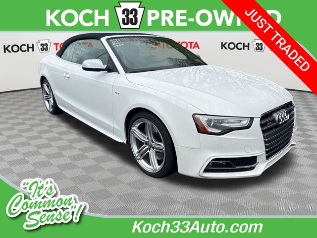 Ibis White/Black Roof 2013 Audi S5 3.0T quattro Prestige Cabriolet AWD Convertible All-Wheel Drive 7-Speed Automatic