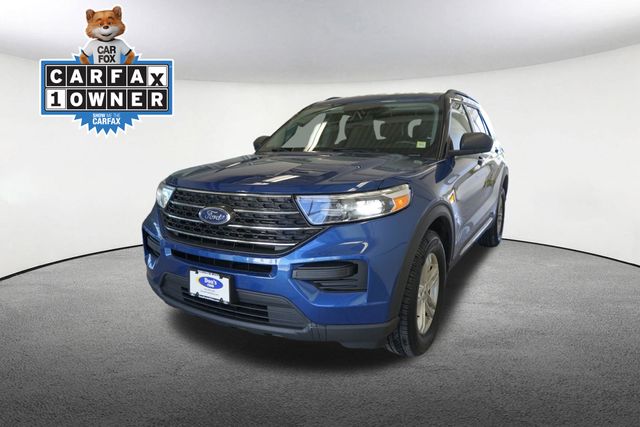 Blue Metallic 2023 Ford Explorer SUV / Crossover All-Wheel Drive Automatic