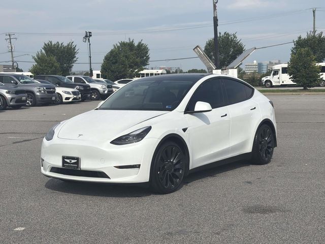 White 2023 Tesla Model Y SUV / Crossover All-Wheel Drive 1-Speed Automatic