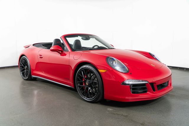 Red 2015 Porsche 911 Carrera 4 GTS Cabriolet AWD Convertible All-Wheel Drive 7-Speed Automatic