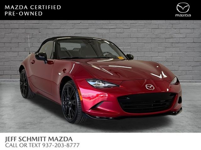 Soul Red Crystal Metallic 2025 Mazda MX-5 Miata Convertible Rear-Wheel Drive 6-Speed Manual
