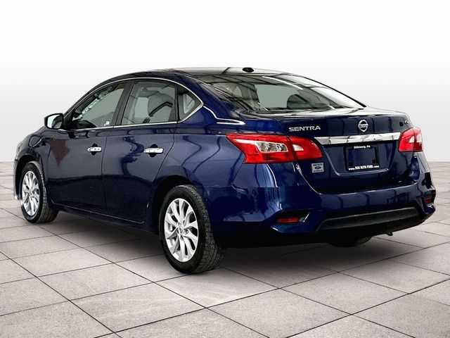 2019 Nissan Sentra SV Blue at Subaru and VW of Moon Township