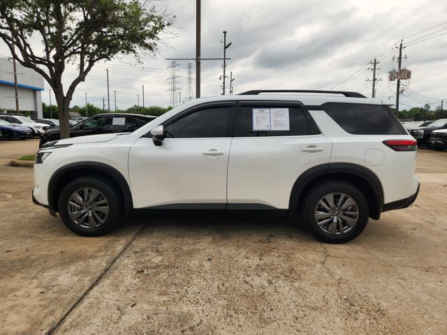 2025 Nissan Pathfinder SV White at Bayway Cadillac of The Woodlands