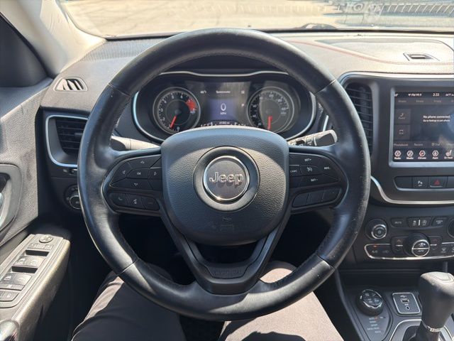 2019 Bright White Clearcoat Jeep Cherokee Trailhawk 4X4 SUV