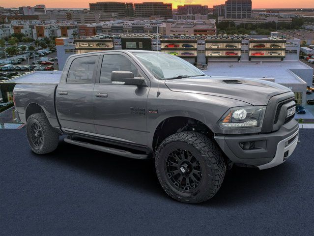 Gray (Granite Crystal Metallic Clearcoat) 2016 RAM 1500 Pickup Truck Four-Wheel Drive 8-Speed Automatic