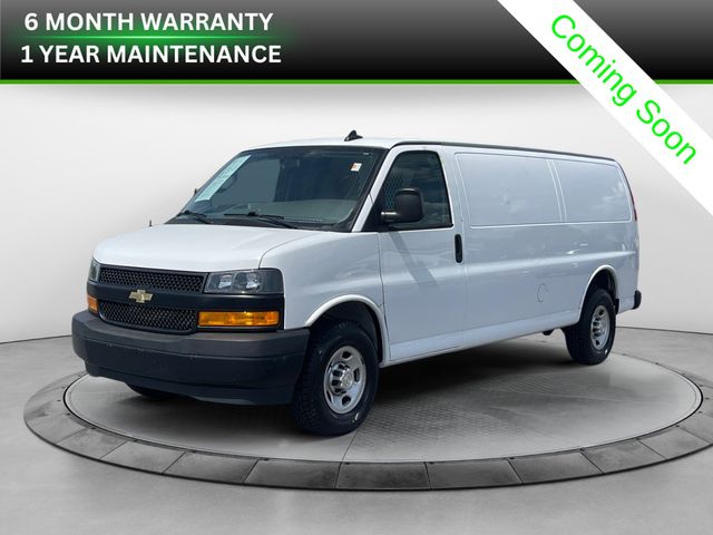 Summit White 2021 Chevrolet Express Cargo 2500 Extended RWD Van Rear-Wheel Drive 8-Speed Automatic Overdrive
