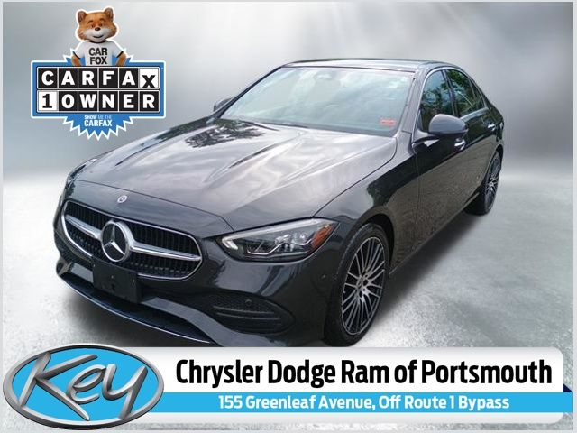 Gray 2023 Mercedes-Benz C-Class Sedan All-Wheel Drive 9-Speed Automatic