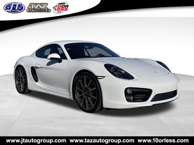 White 2014 Porsche Cayman Coupe Rear-Wheel Drive 7-Speed Automatic