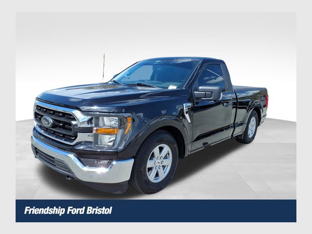 Agate Black Metallic 2023 Ford F-150 XLT Regular Cab 4WD Pickup Truck Four-Wheel Drive Automatic