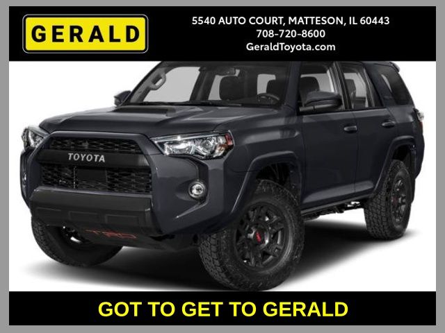 Midnight Black Metallic 2020 Toyota 4Runner SUV / Crossover Four-Wheel Drive 5-Speed Automatic Overdrive