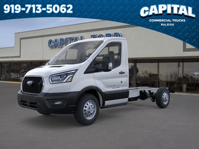 Oxford White 2025 Ford Transit Chassis Van All-Wheel Drive 