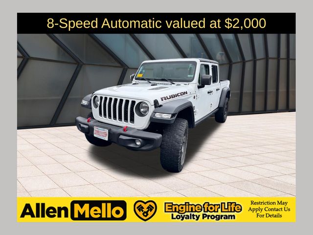 Bright White Clearcoat 2020 Jeep Gladiator Pickup Truck Four-Wheel Drive 8-Speed Automatic