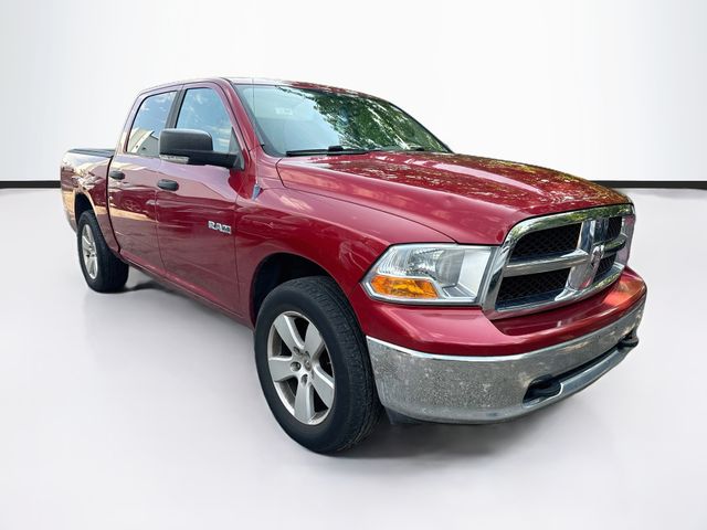 Gray 2009 Dodge RAM 1500 Pickup Truck Four-Wheel Drive 5-Speed Automatic