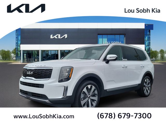 Glacial White Pearl 2022 Kia Telluride SUV / Crossover Front-Wheel Drive 8-Speed Automatic
